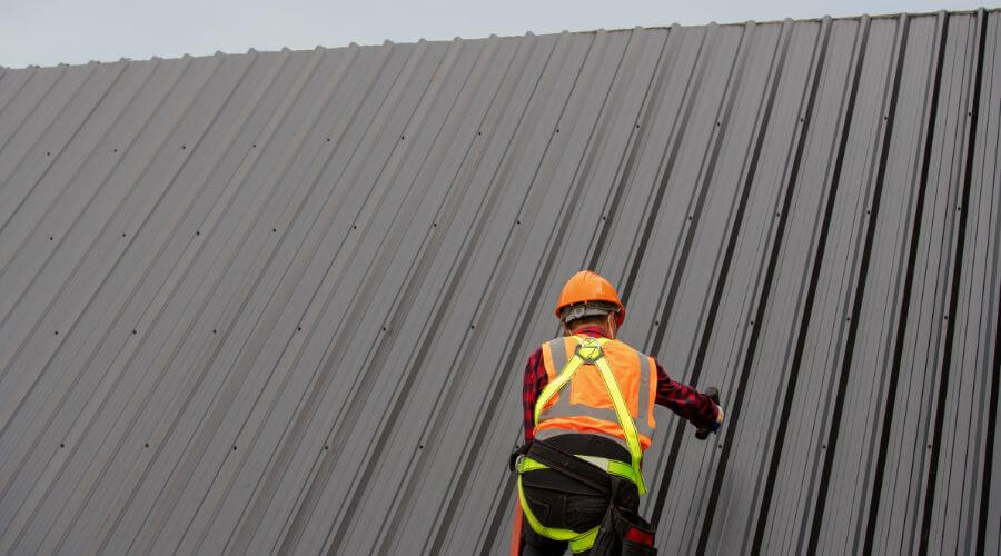 Professional metal roof installation services in Round Lake, MN